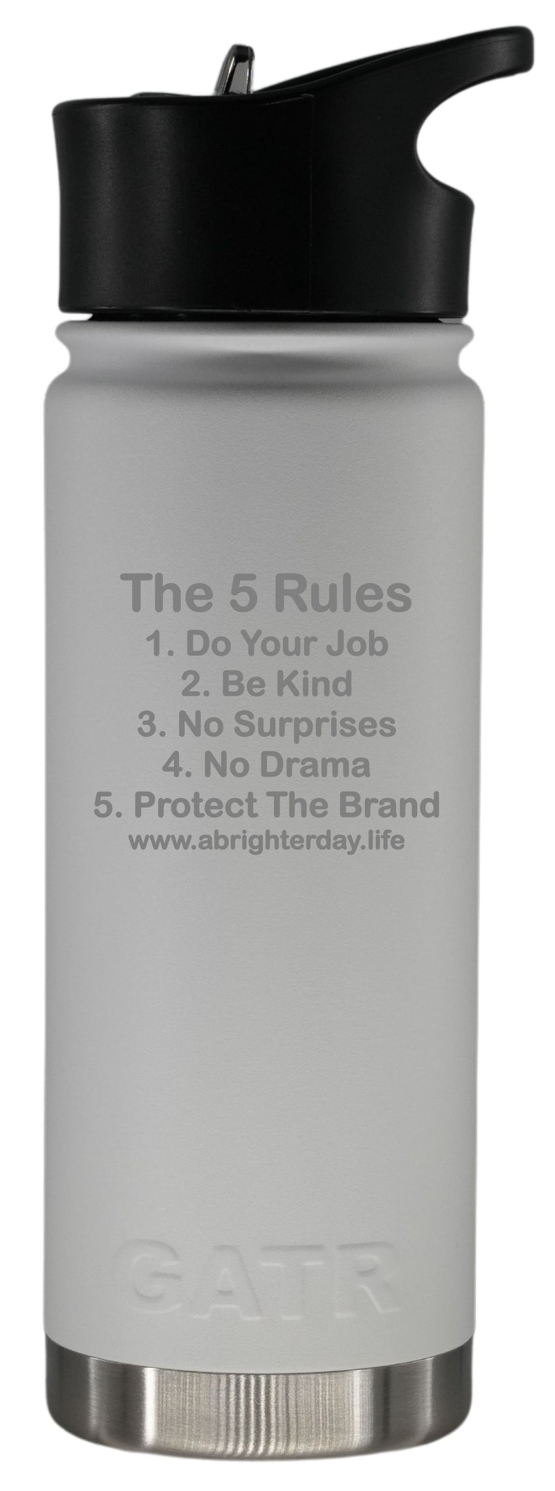 The 5 Rules 18oz Bottle