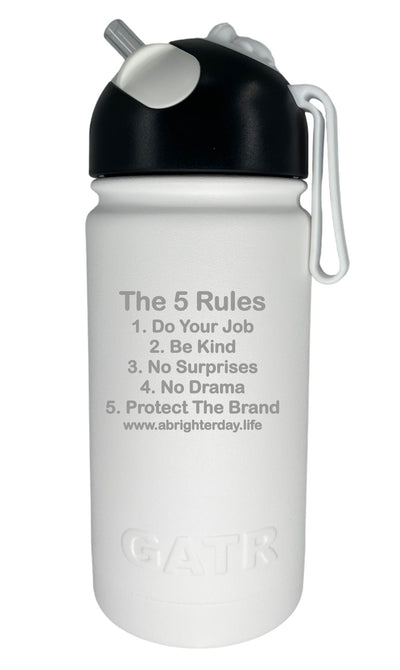 The 5 Rules 14oz Kids Bottle