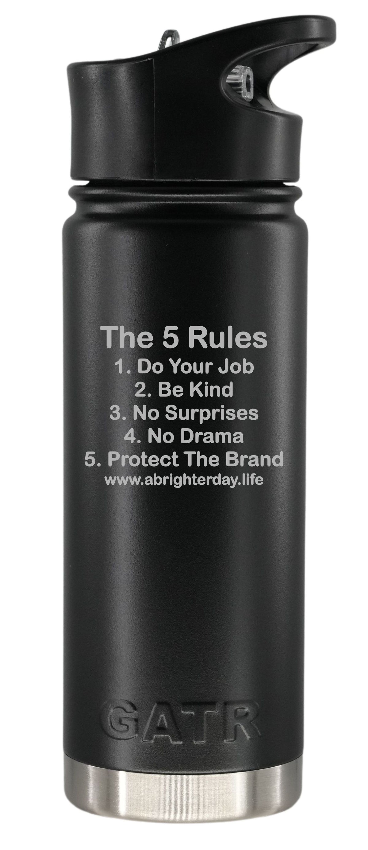 The 5 Rules 18oz Bottle