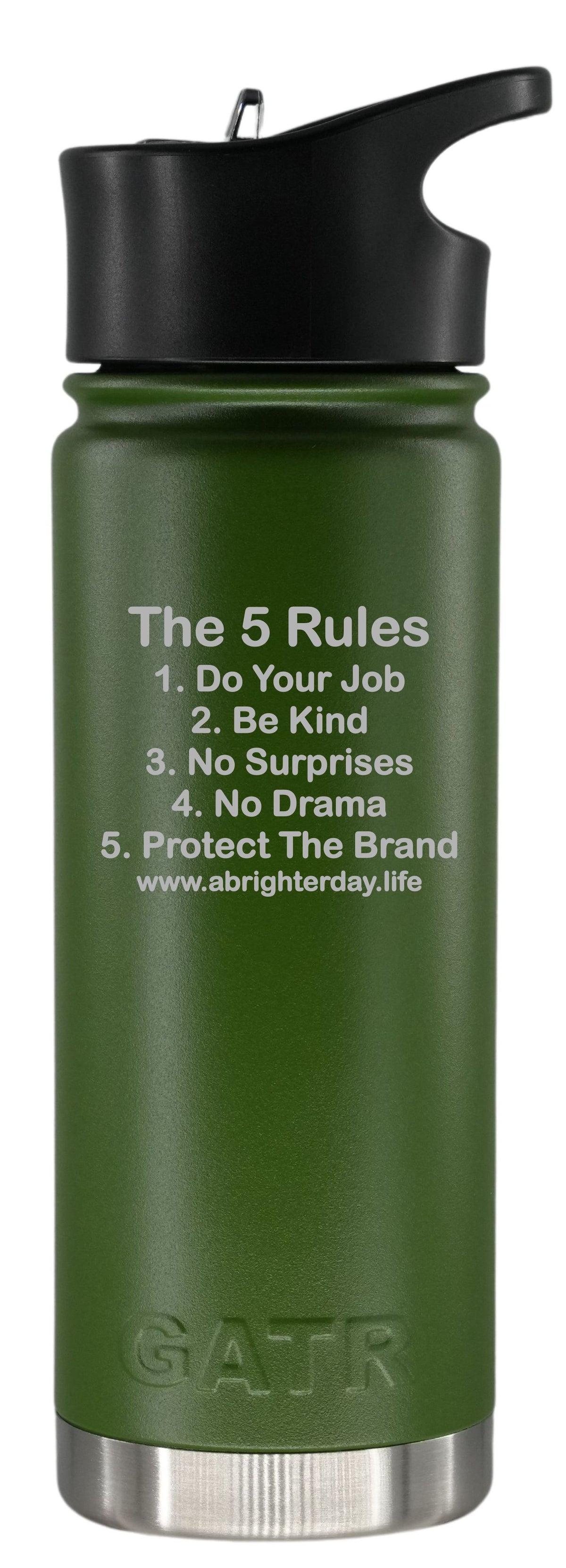 The 5 Rules 18oz Bottle