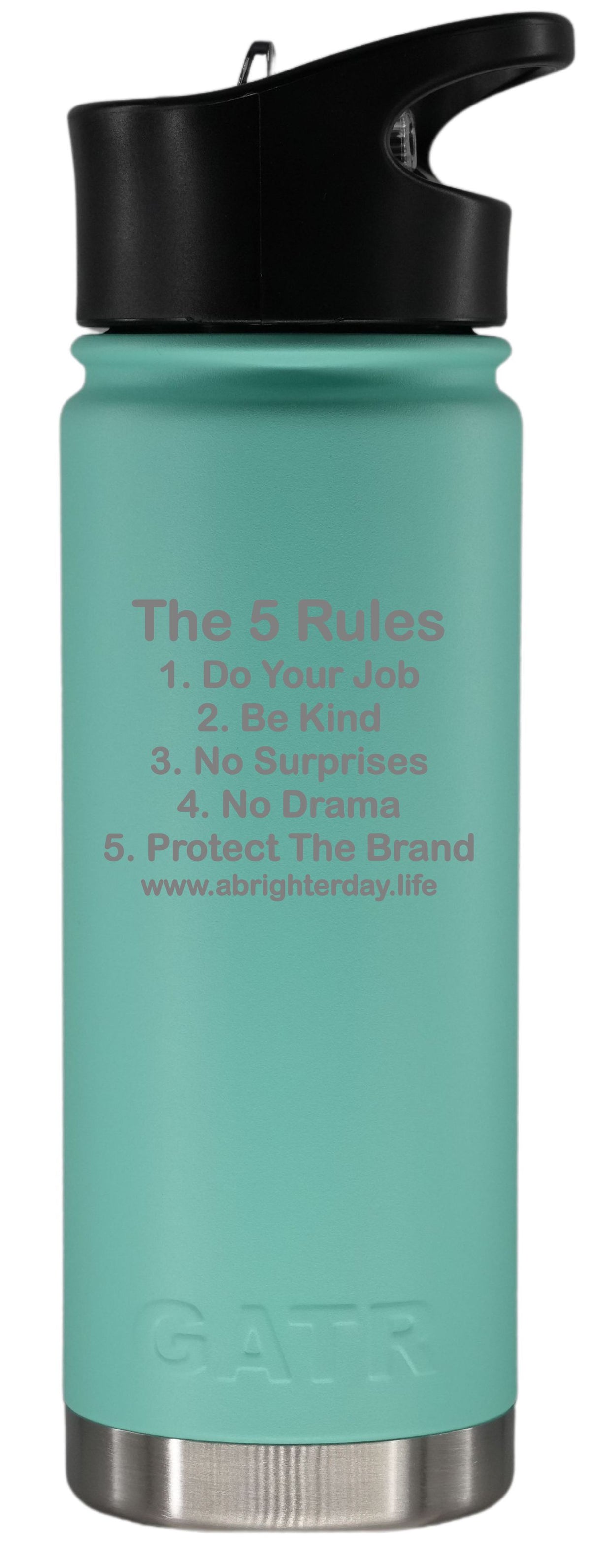 The 5 Rules 18oz Bottle