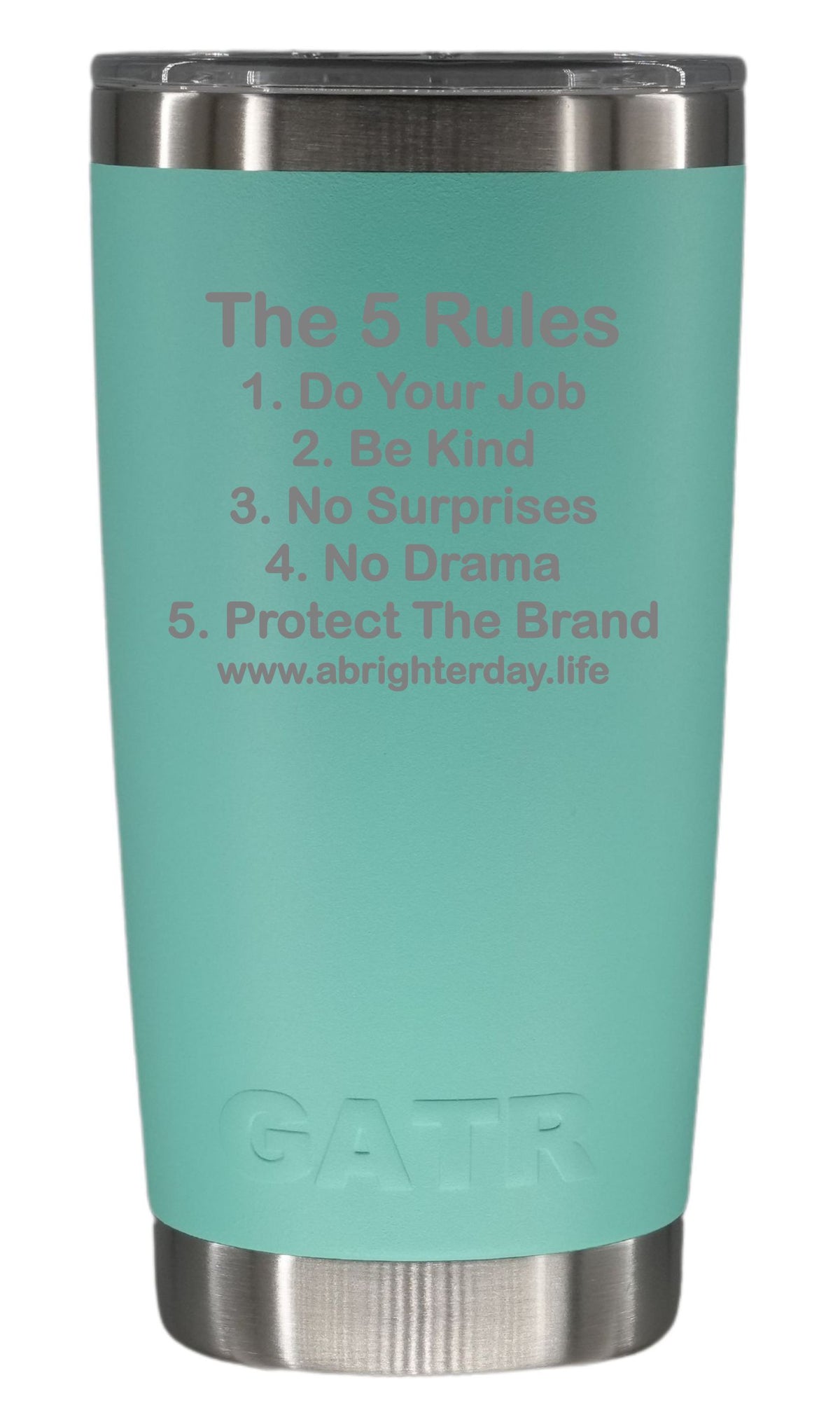 The 5 Rules 20oz Tumbler