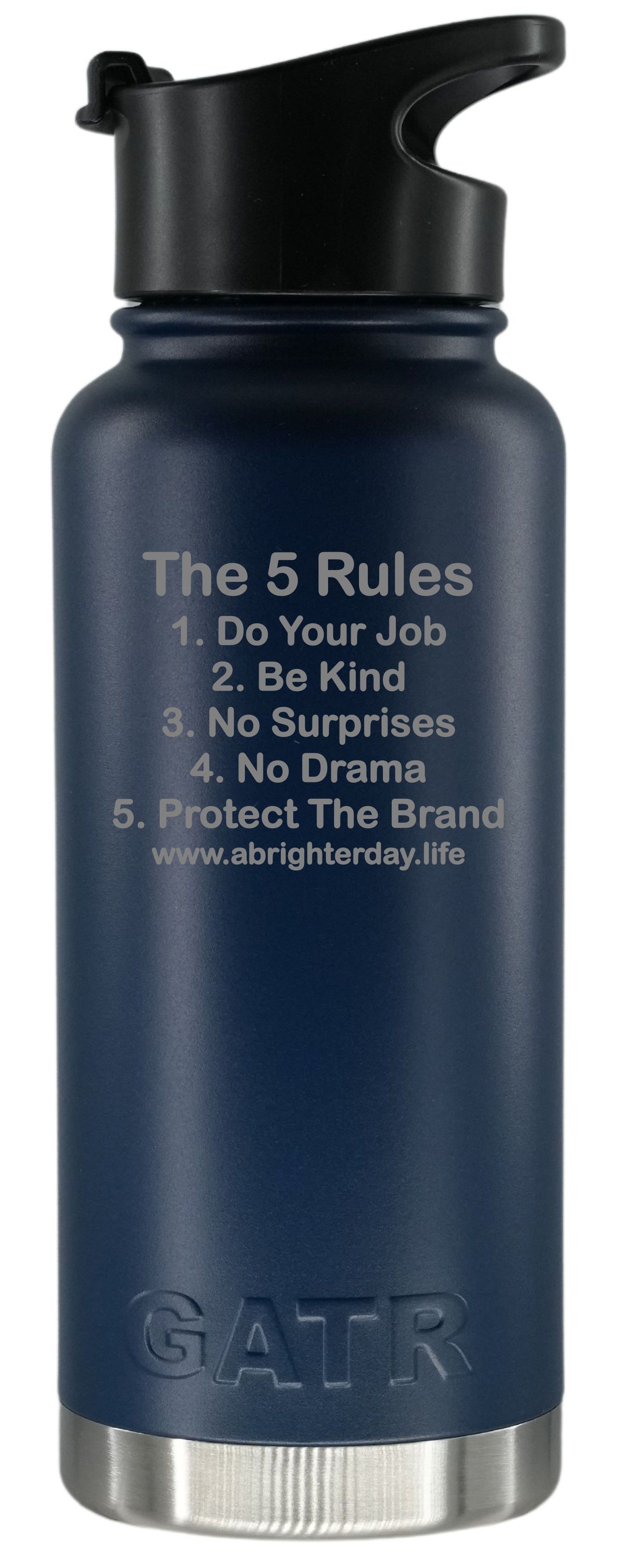 The 5 Rules 32oz Bottle