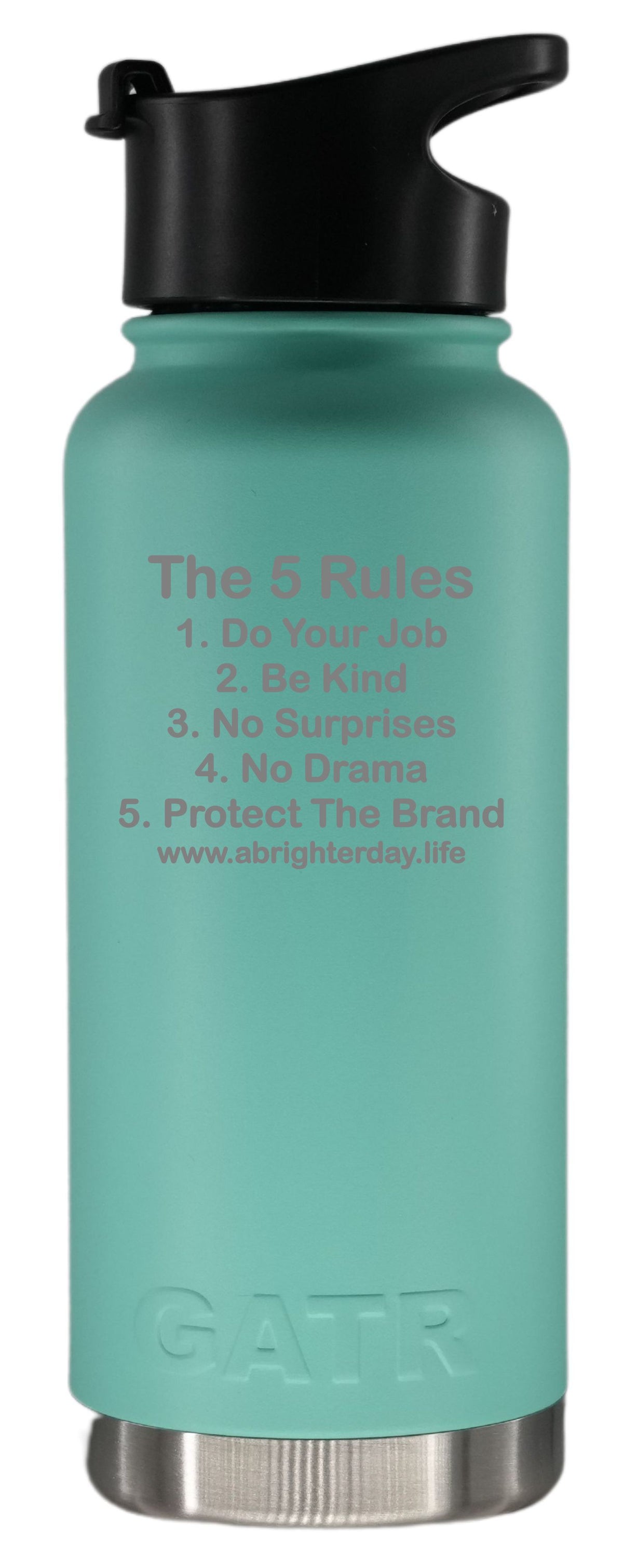 The 5 Rules 32oz Bottle