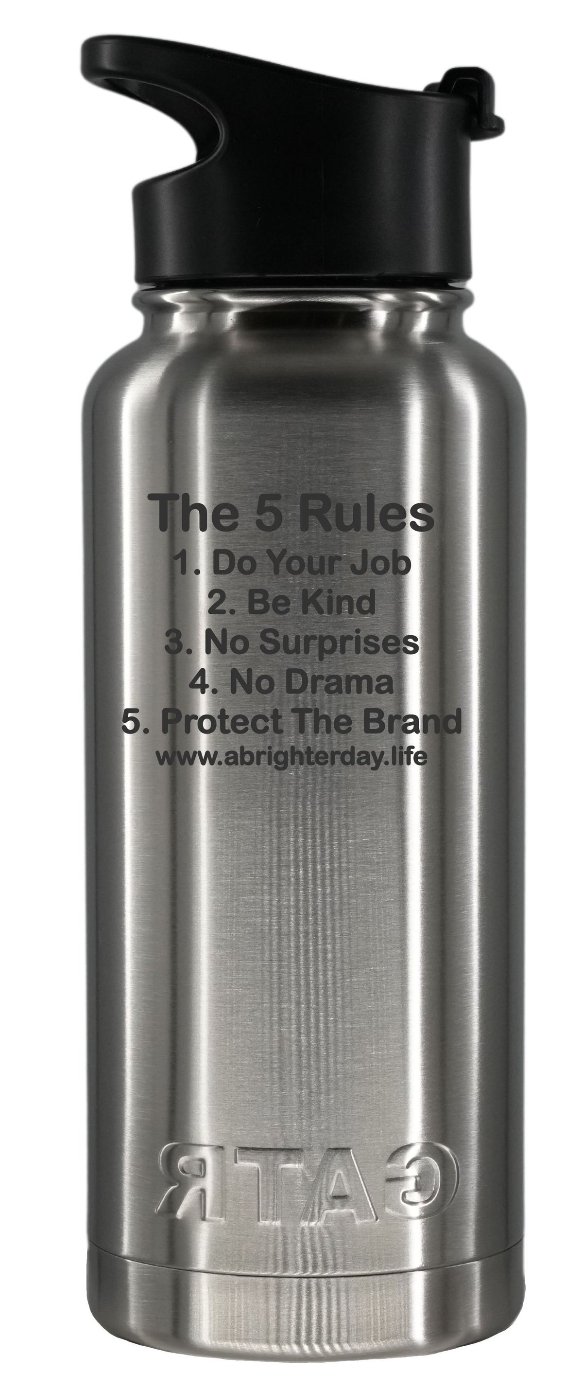 The 5 Rules 32oz Bottle