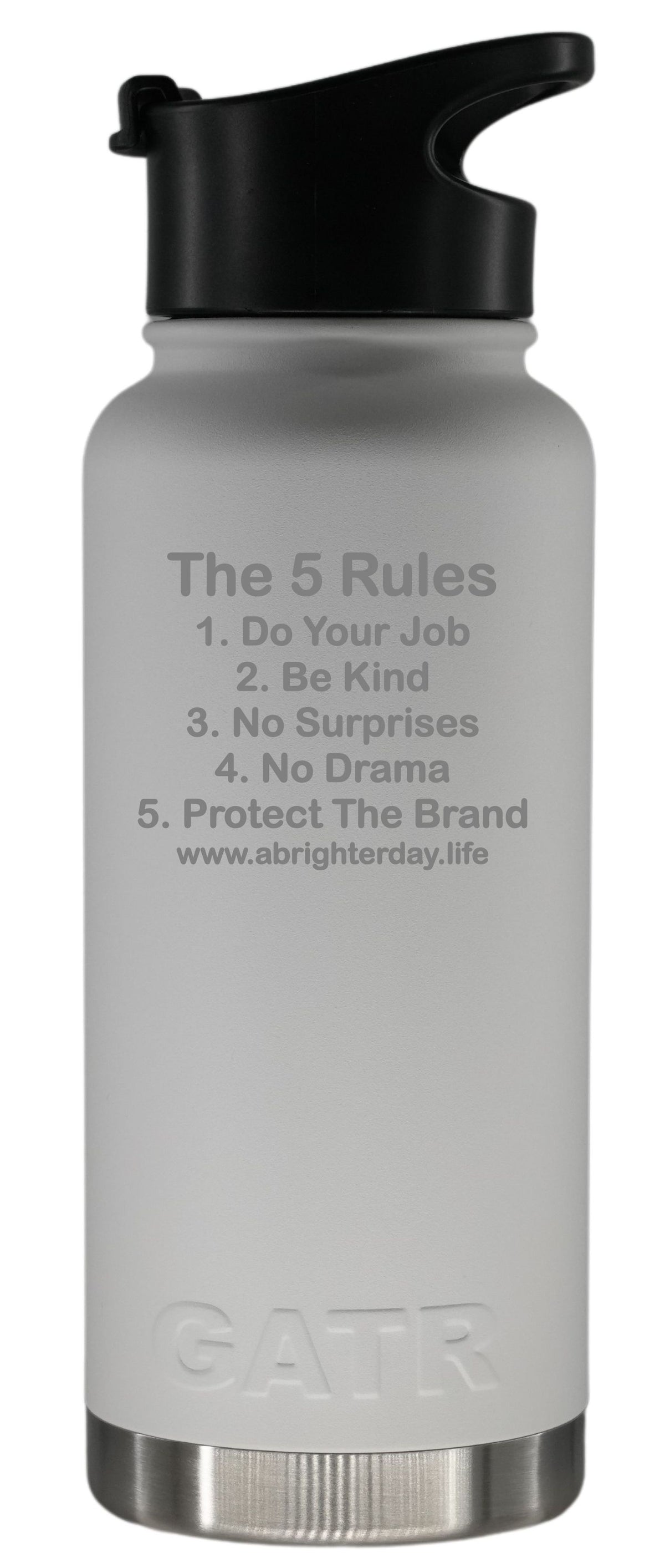 The 5 Rules 32oz Bottle