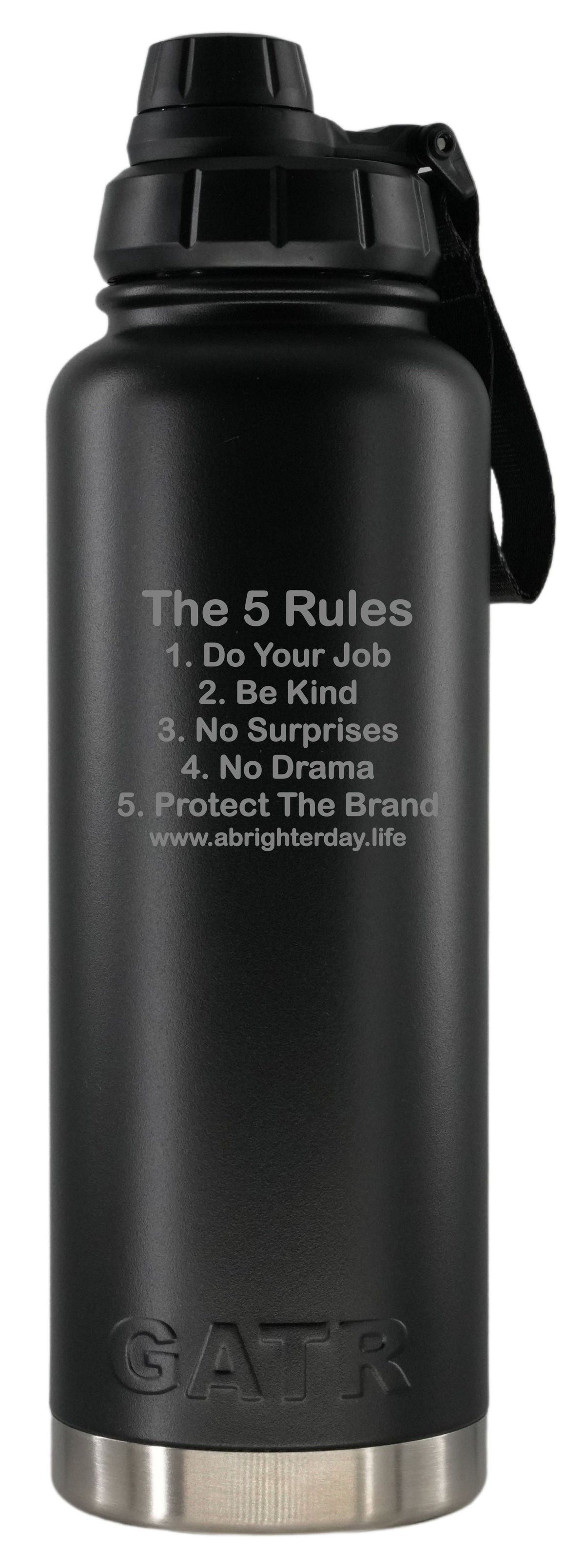 The 5 Rules 40oz Bottle