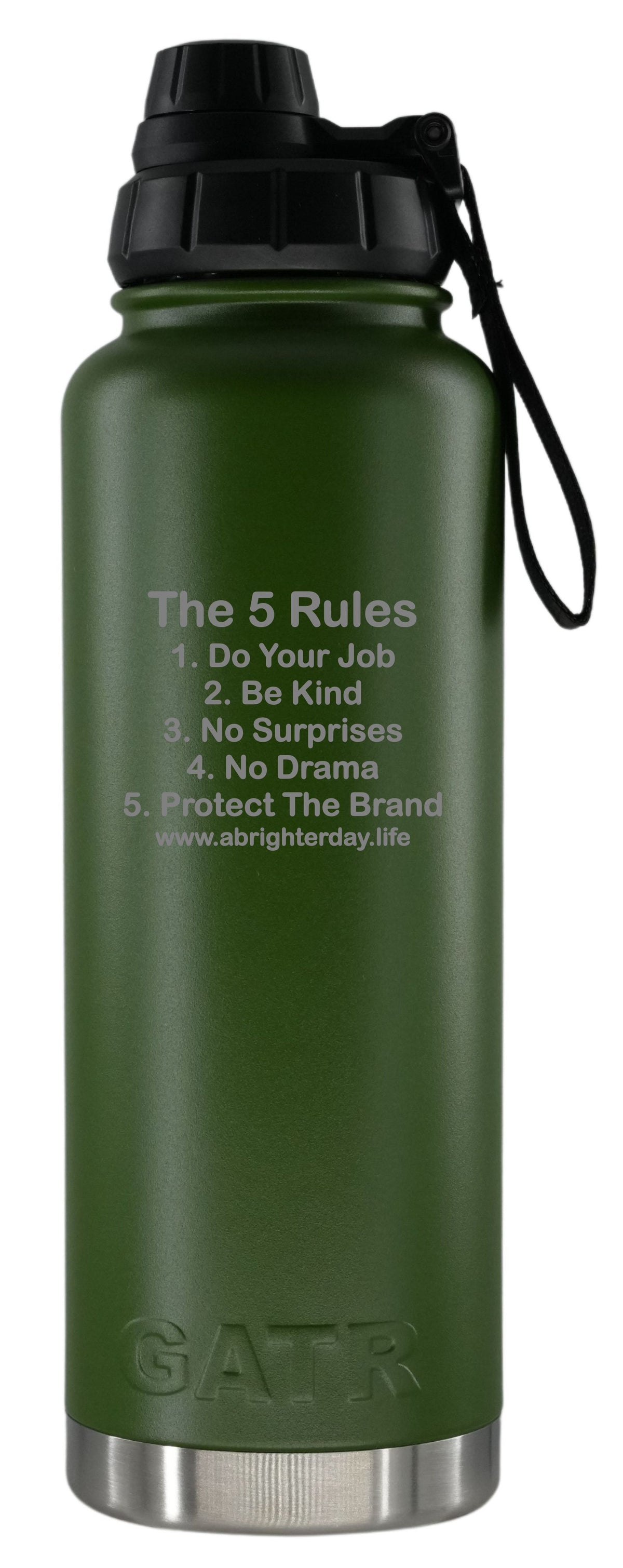 The 5 Rules 40oz Bottle