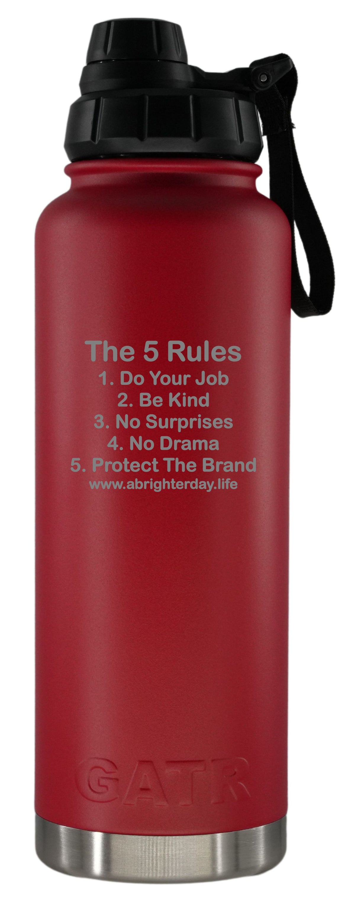 The 5 Rules 40oz Bottle