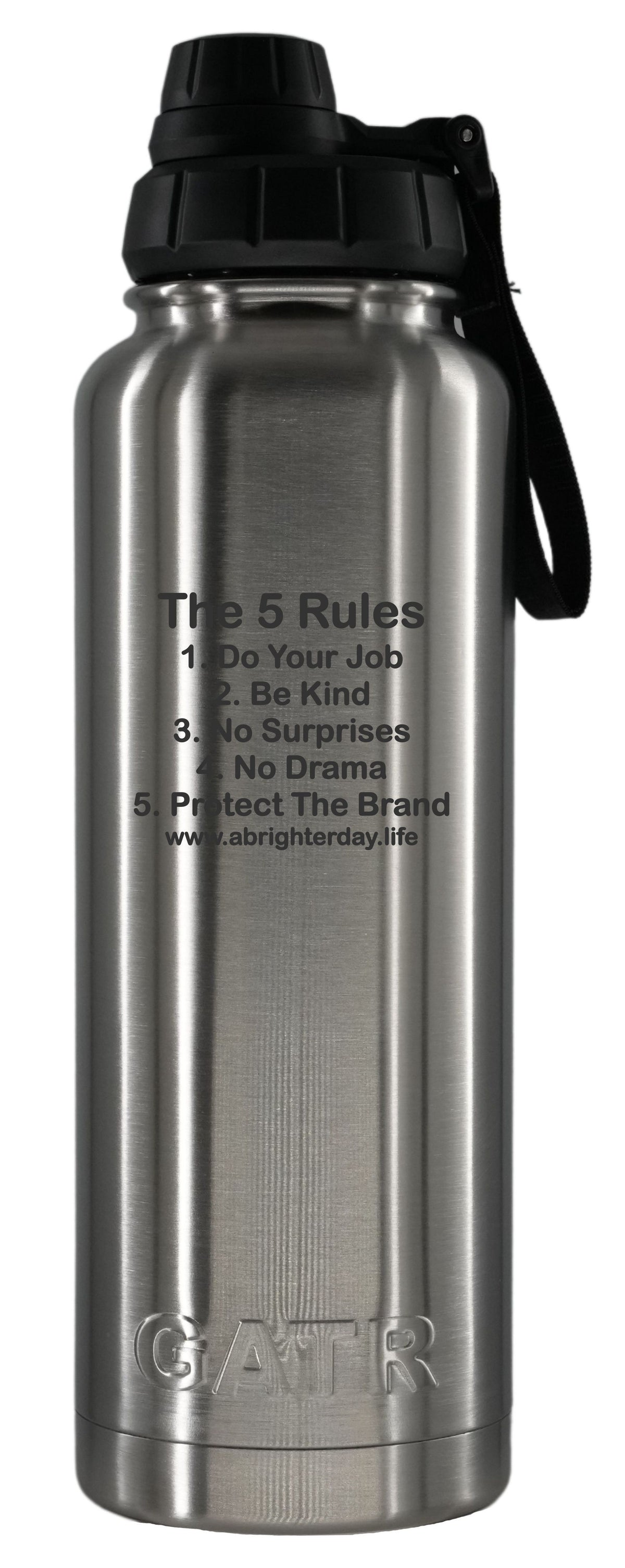 The 5 Rules 40oz Bottle