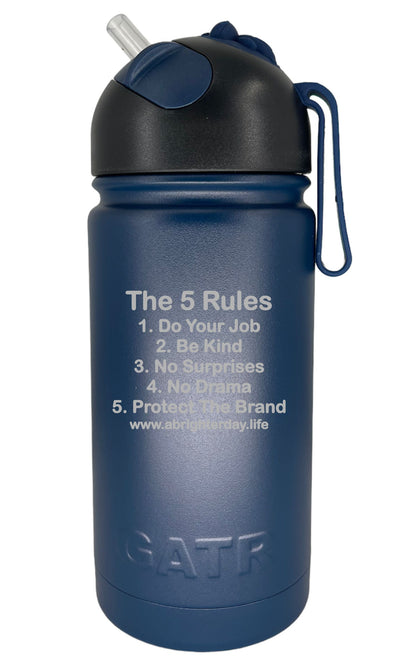 The 5 Rules 14oz Kids Bottle