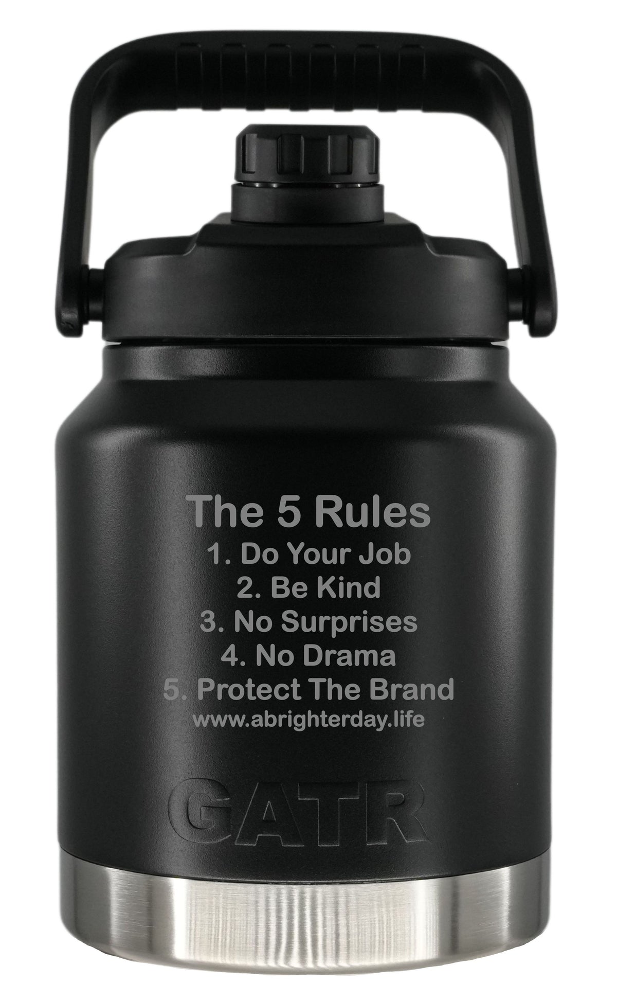 The 5 Rules 84oz Growler