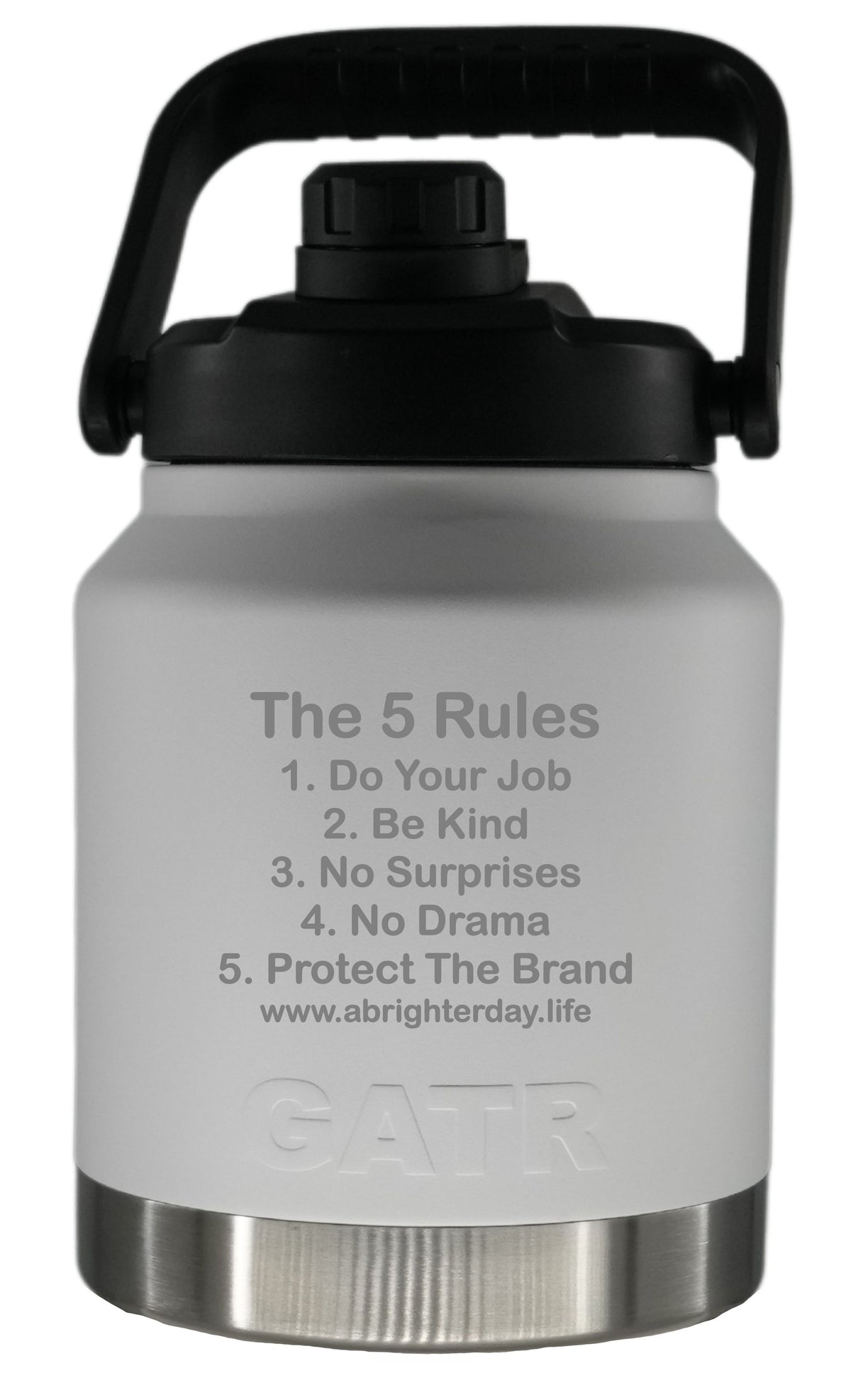 The 5 Rules 84oz Growler