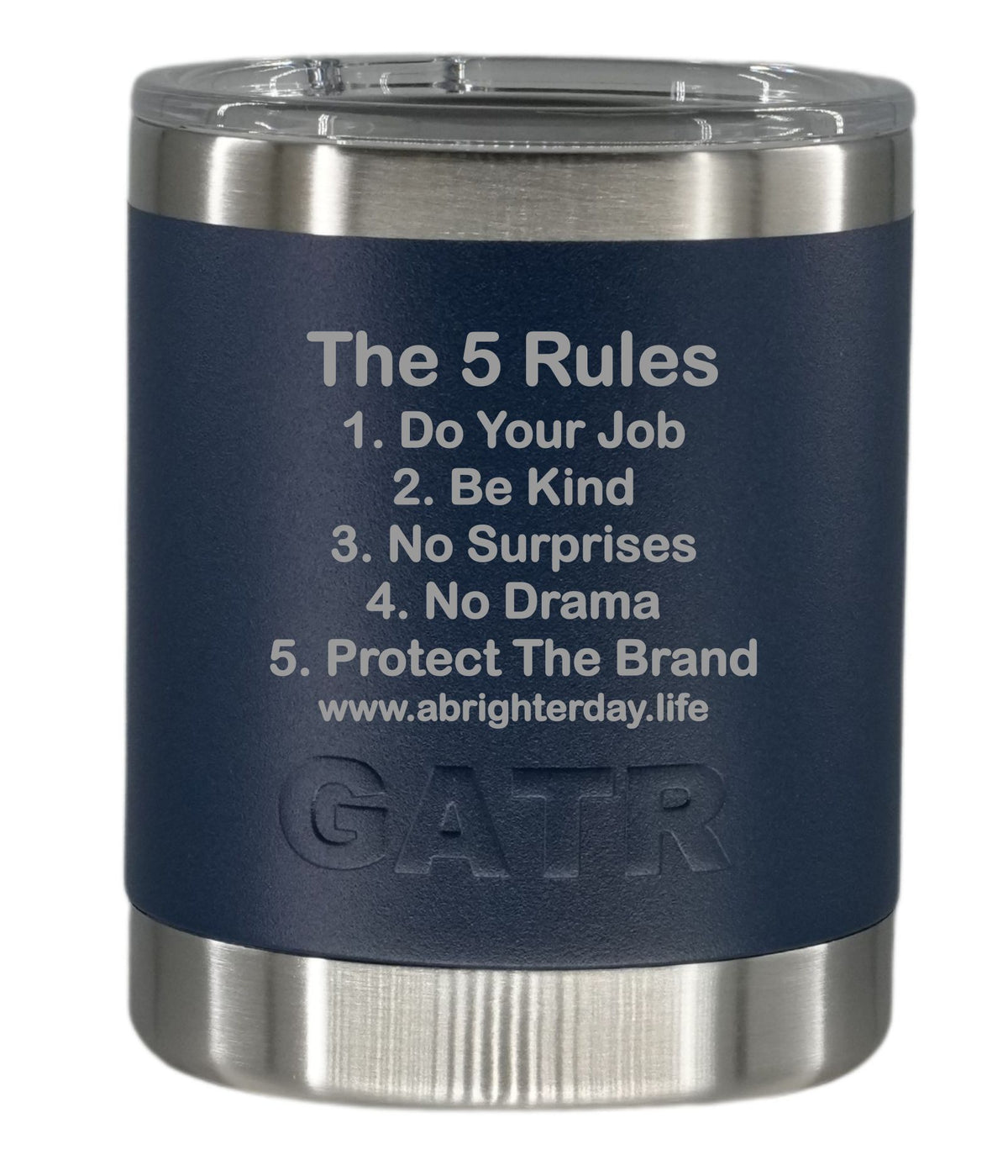 The 5 Rules 10oz Low Ball