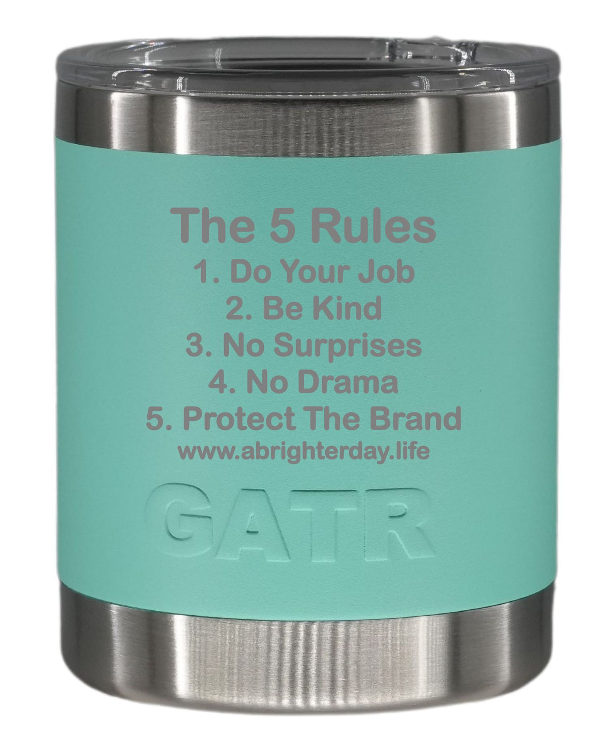 The 5 Rules 10oz Low Ball